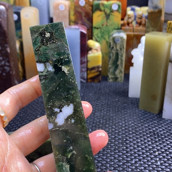 印度石邓*飞青田石印章石