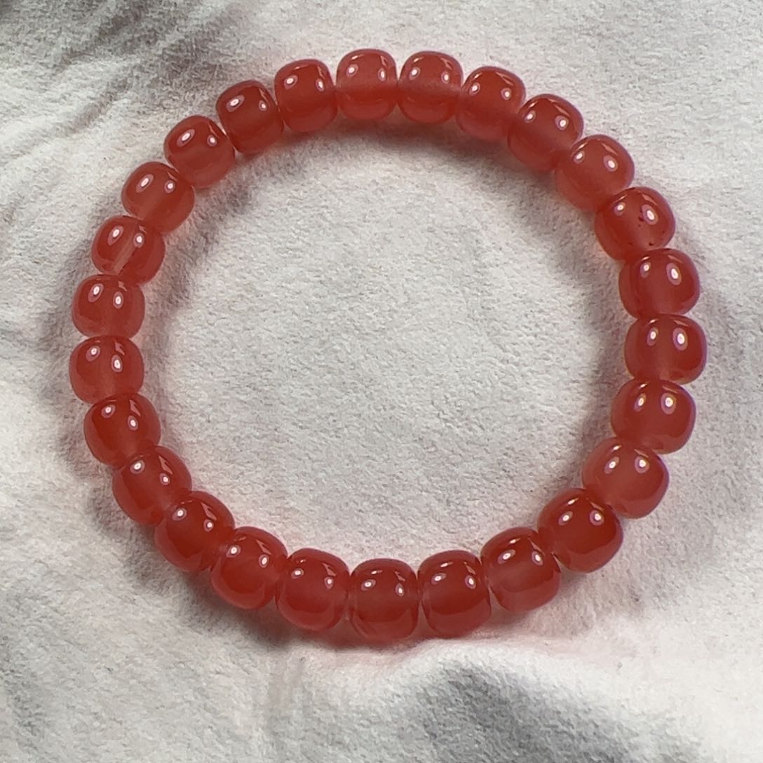 南红玛瑙手串未镶嵌