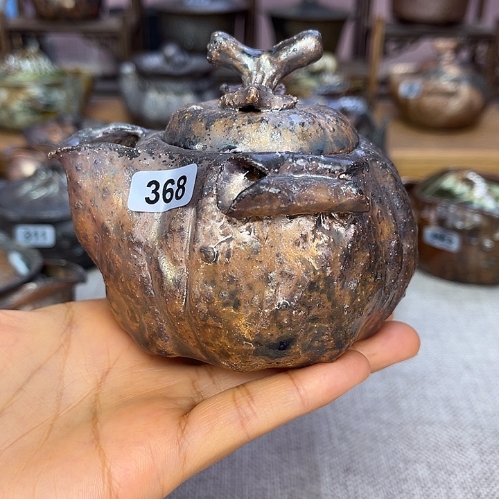 裸柴烧陶瓷手工茶器