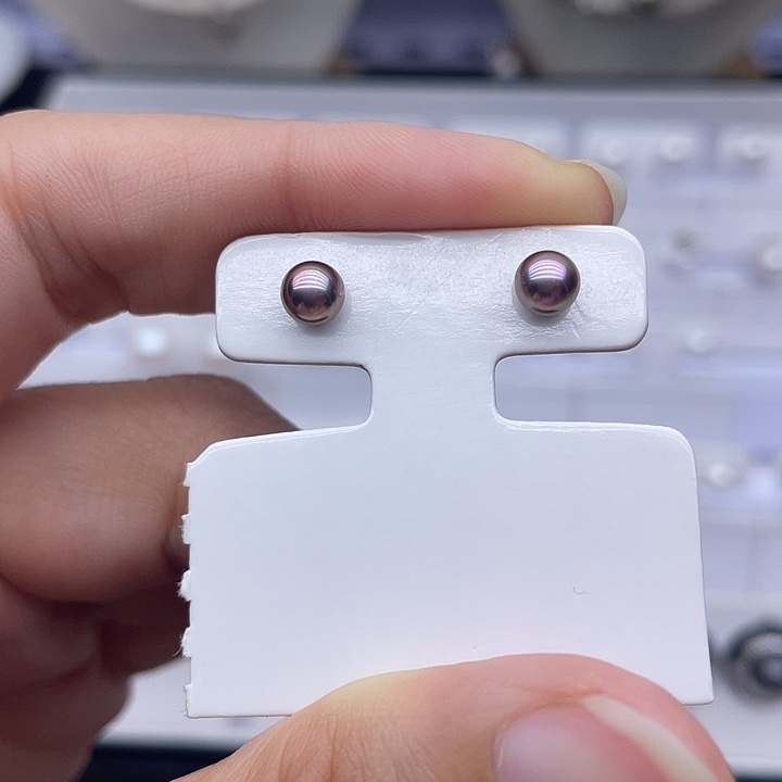 银S925镶嵌颈饰淡水珍珠