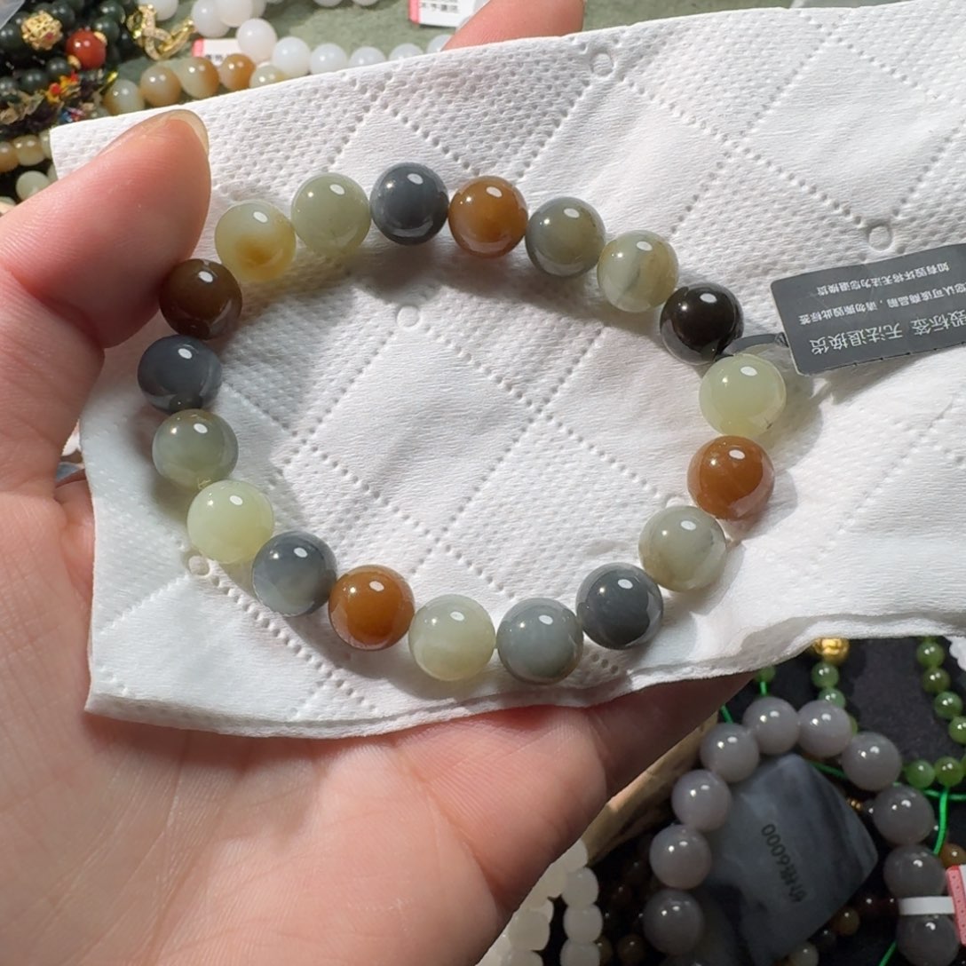 和田玉手串未镶嵌