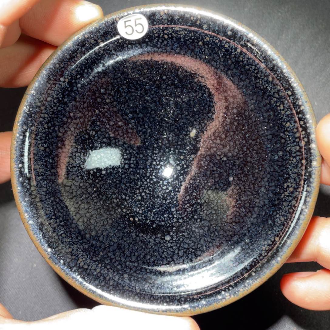 茶盏龙窑柴烧老黄甄选55