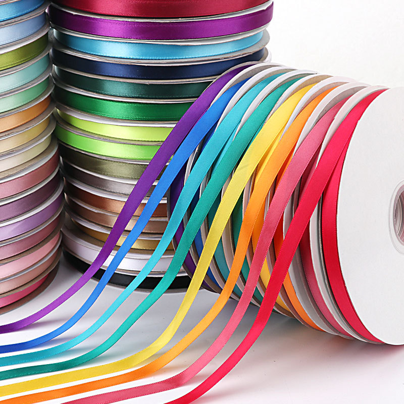 基础装饰1cm丝带DIY彩带高密礼品缎带蛋糕店鲜花包装手工彩带丝蝴