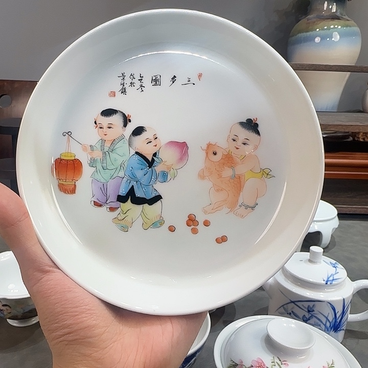探***索陶摆件景德镇陶瓷艺术品