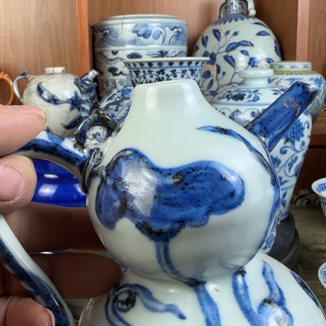 瓷片相**分青花瓷片标本标本