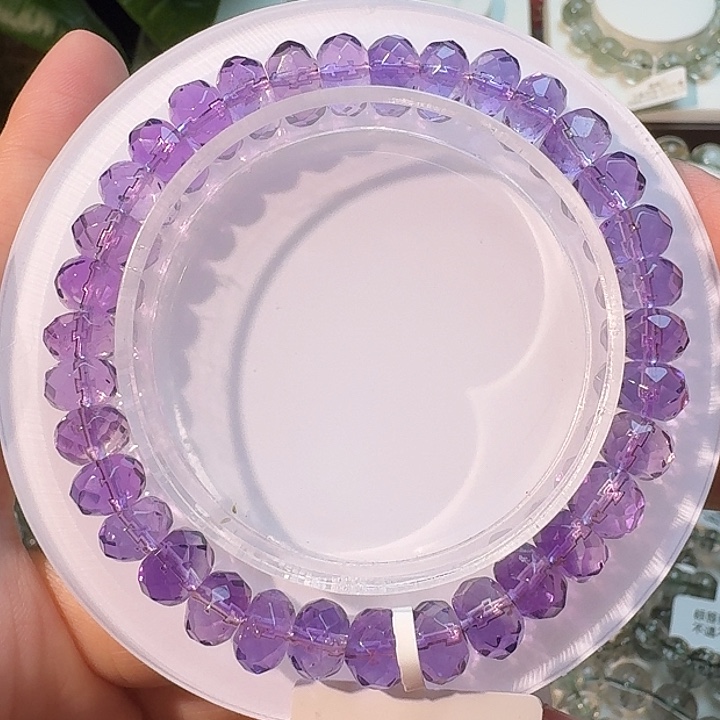 未镶嵌水晶手链紫水晶
