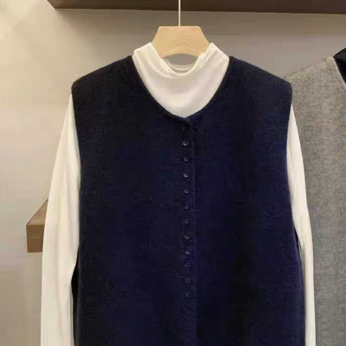 MEIZI家时尚马甲1116花