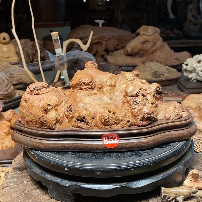 【闪购商品】852号荔枝木香炉工艺