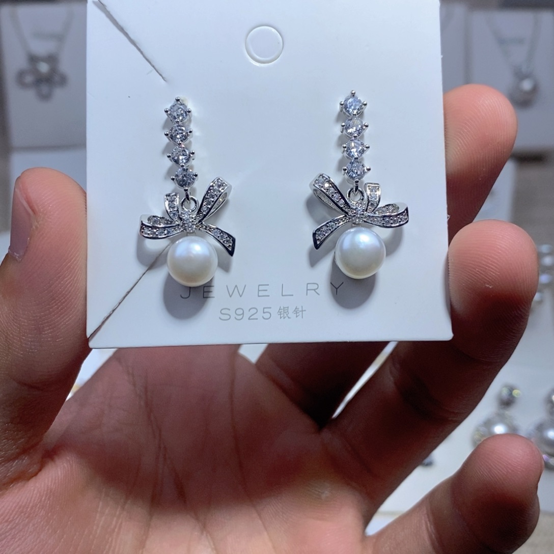 未镶嵌耳饰淡水珍珠