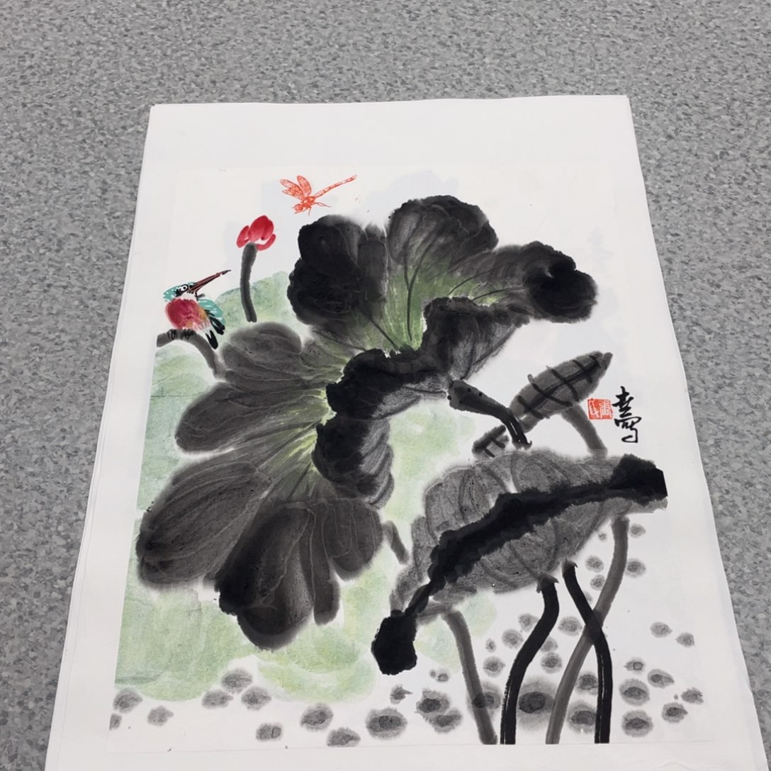 国画1.4平尺国画作品