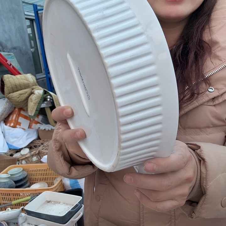 岁***好外贸糖果型喇叭烤盘微瑕