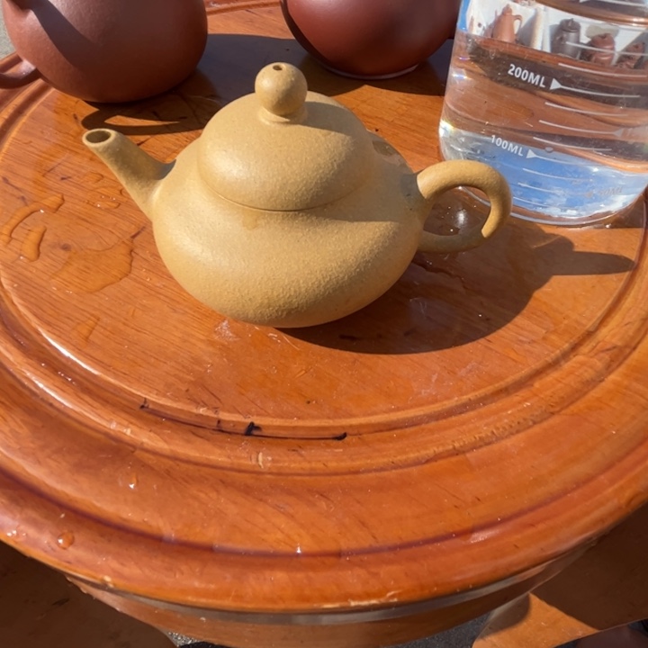 紫砂茶壶黄金段小梨子100c