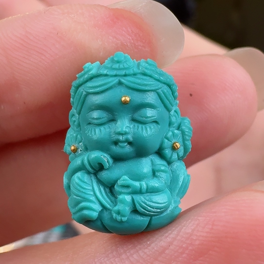 绿松石珠宝奇石未镶嵌