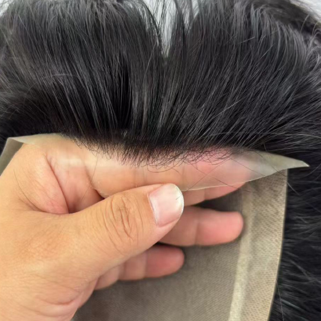 头顶发片03薄可做锯齿全递针分缝无痕衔接少女辩发点扣pu软皮边