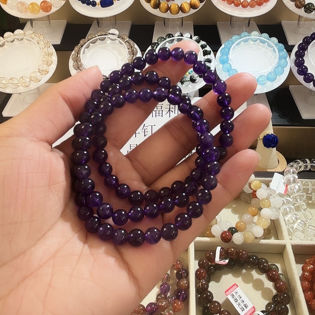 未镶嵌手链水晶手串