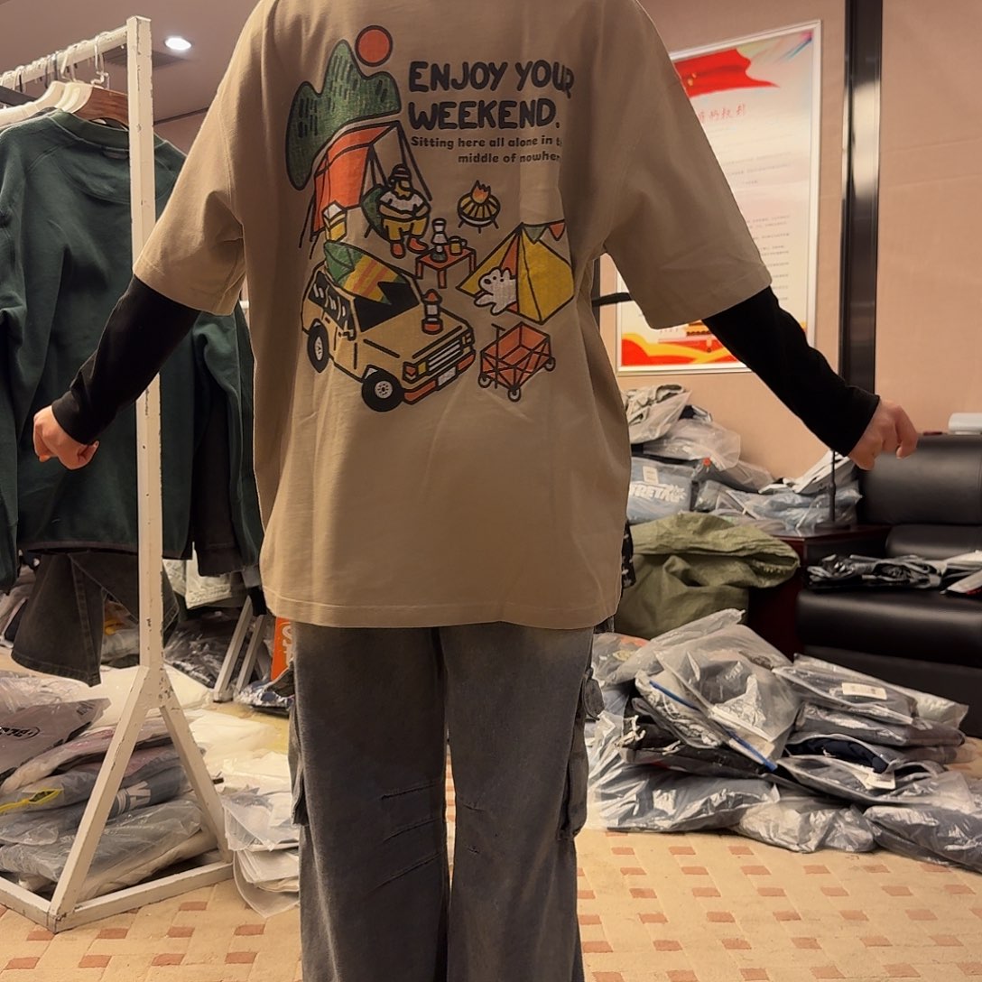 灰棕色 xl T恤 140-180