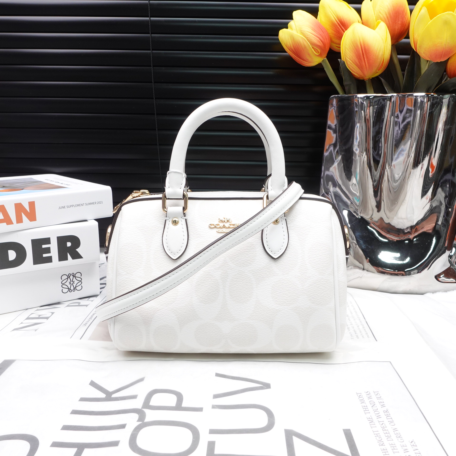 95新 COACH/蔻驰 单肩包/T10162600