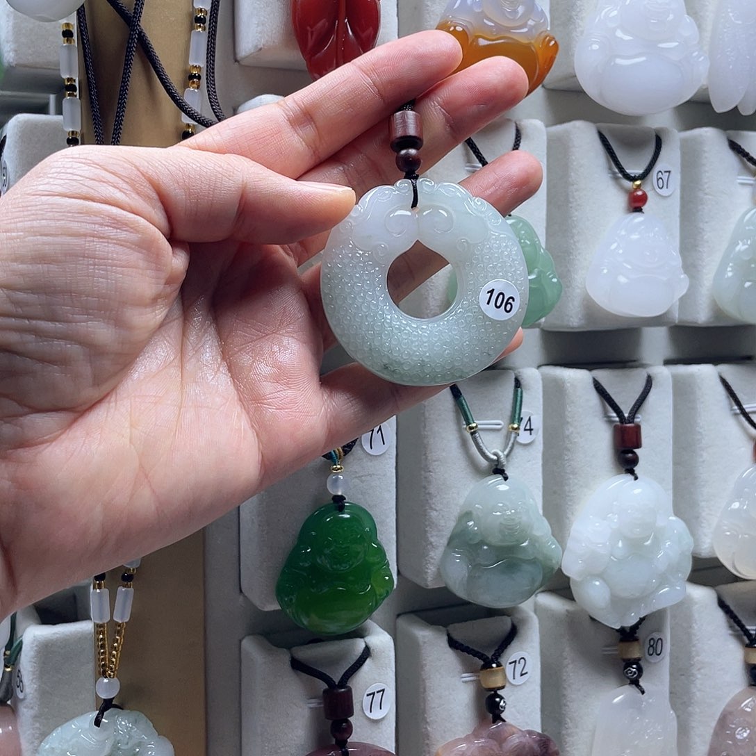 玛瑙/玉髓合金颈饰