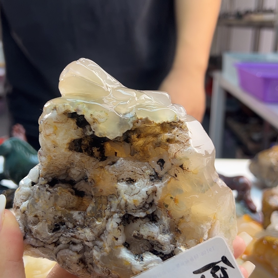 玛瑙/玉髓未镶嵌吊坠(不含链)