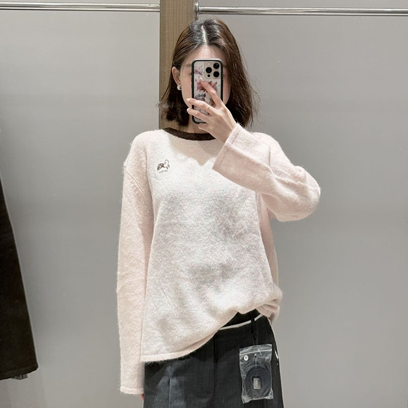 【现货】AVVENN胶囊系列设计师品牌26早春新品套头毛衫宽松冬季毛衣