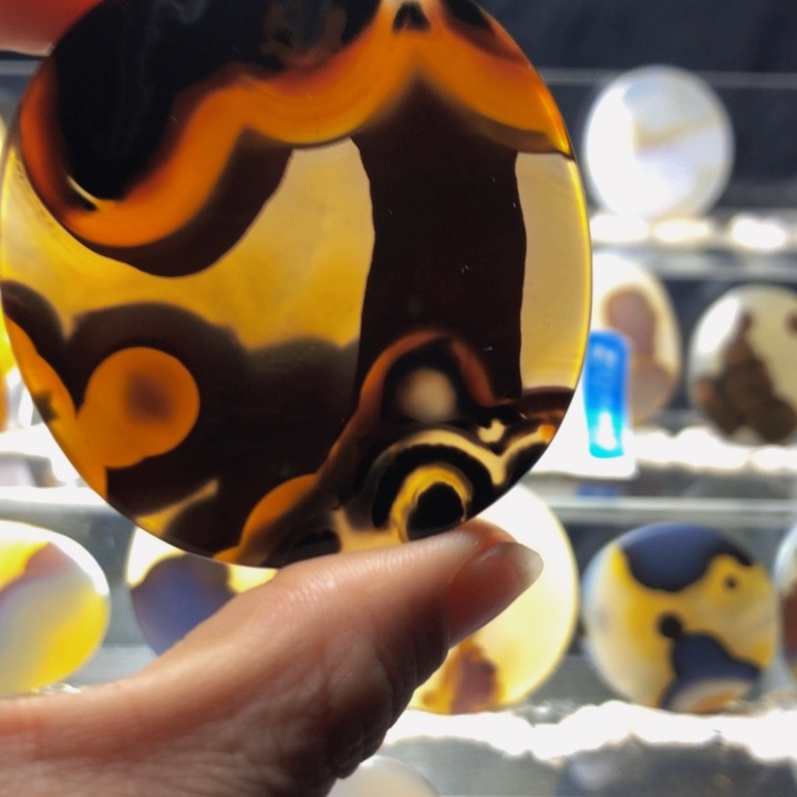 合金玛瑙/玉髓珠宝奇石141有瑕