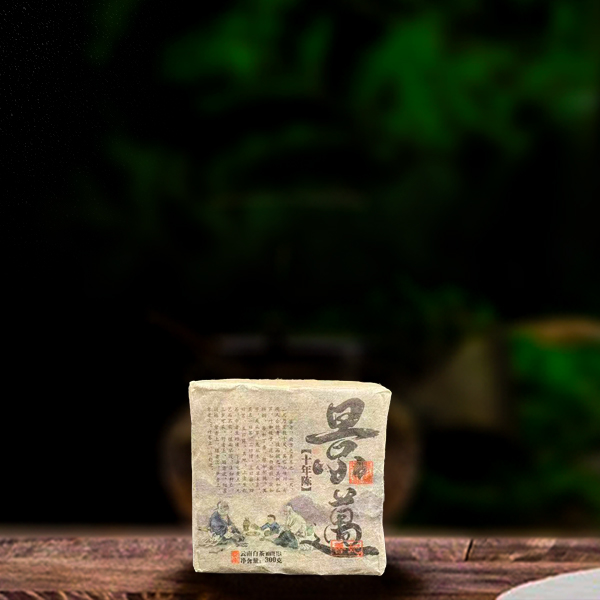十四年原料云南景迈白茶300g