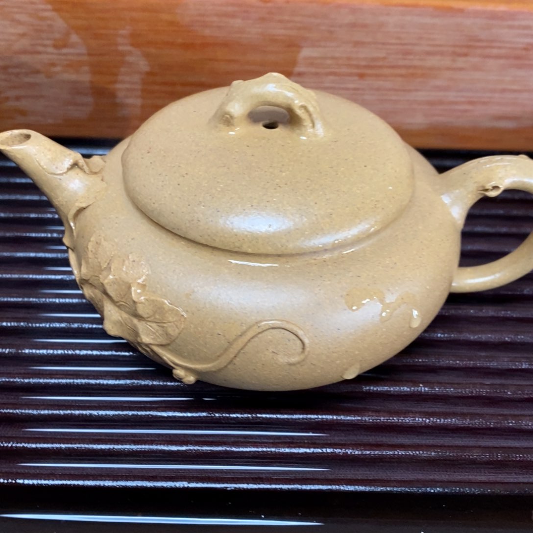 紫砂茶壶高端160cc段泥花器