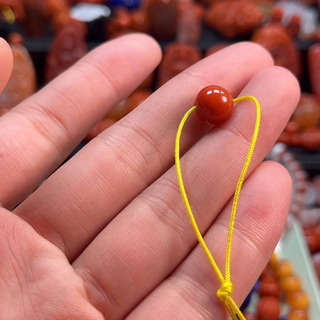 南红玛瑙未镶嵌配饰9mm