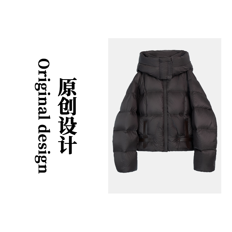 【反季专享】短款O型油边口袋羽绒服CAJC1228