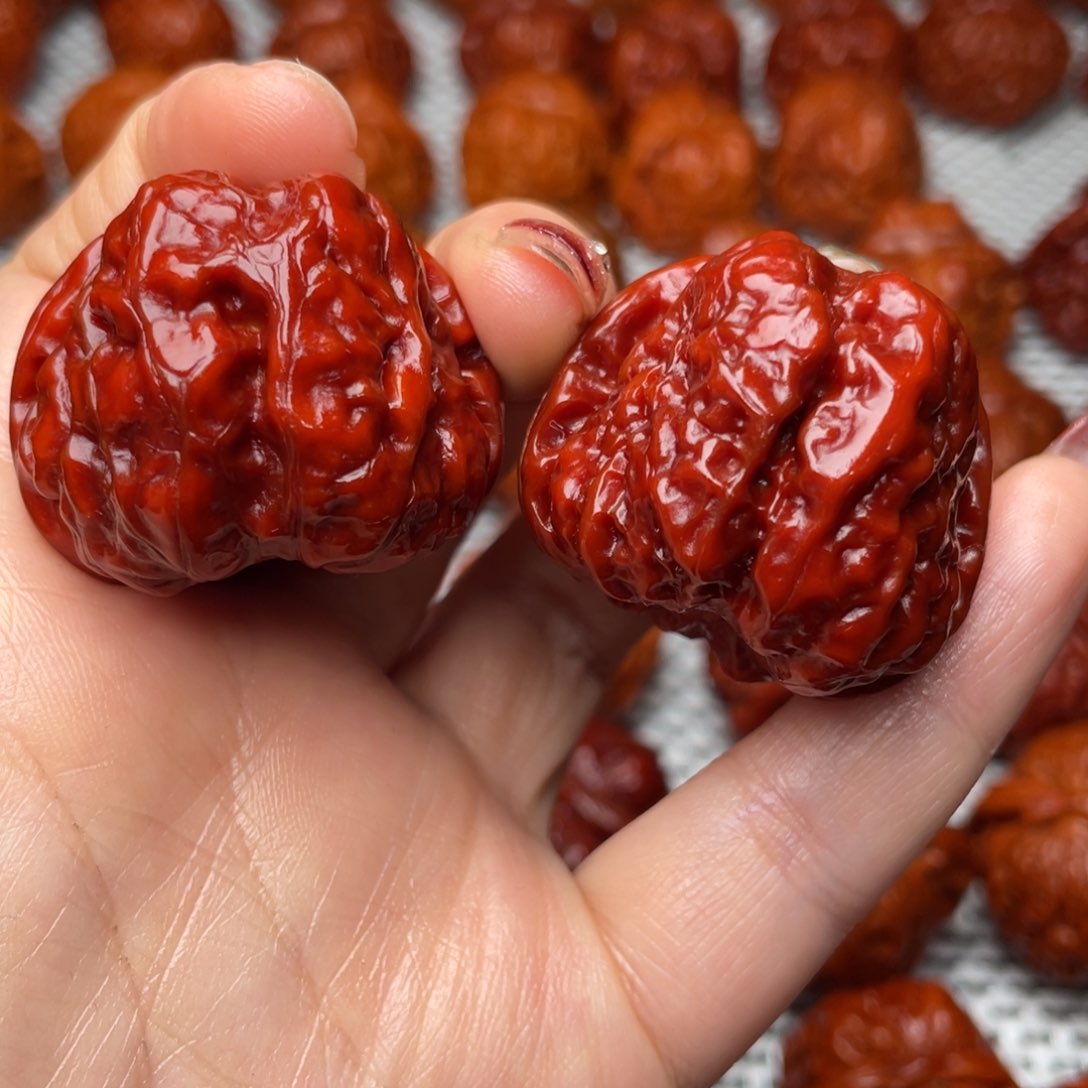 桃核吊坠文玩核桃 手把件 蛤蟆头 37