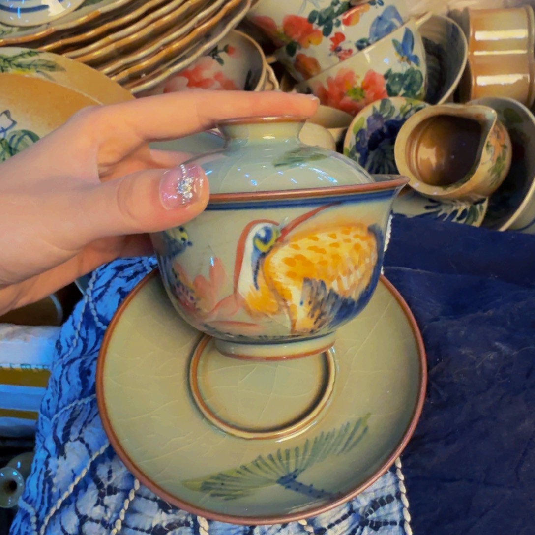 瓷片景德镇陶瓷手工手绘