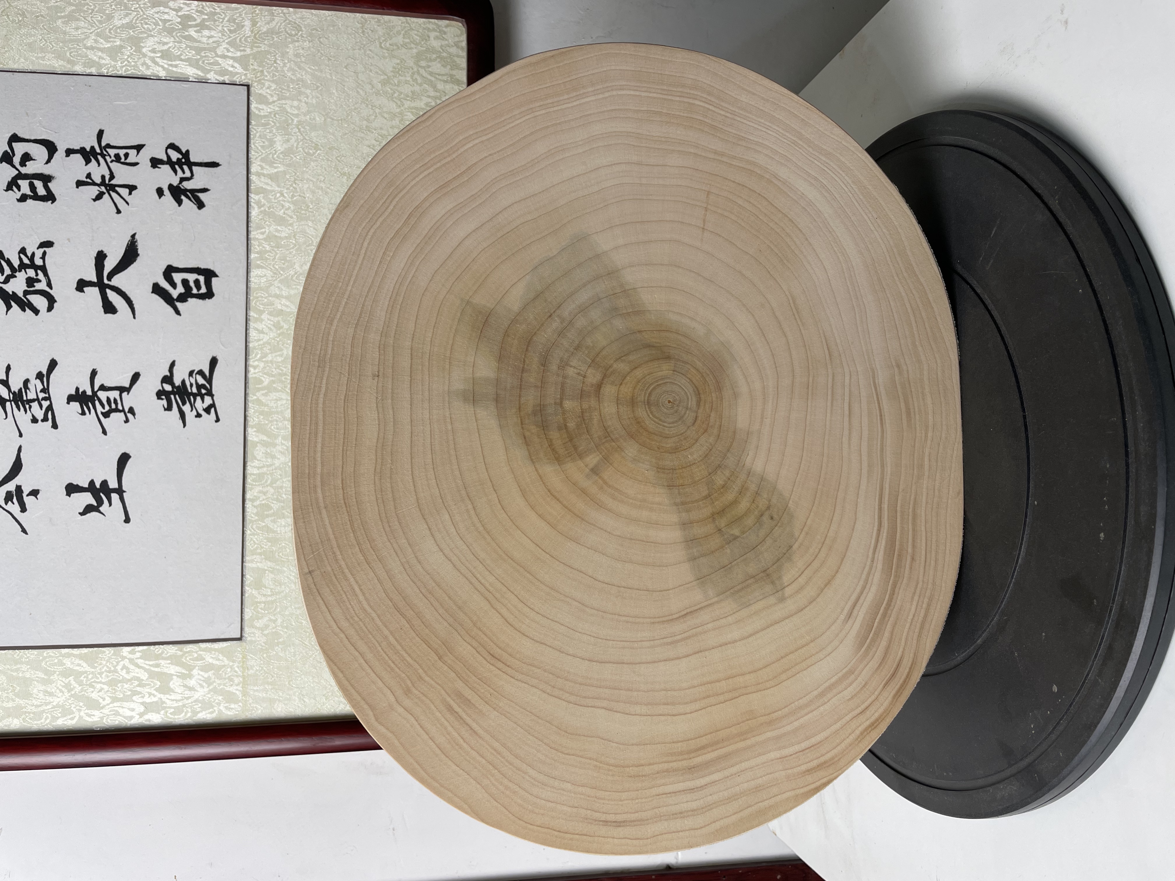 天然银杏木实木椭圆形通用一物一拍包边加固砧板家用商用厨房案板