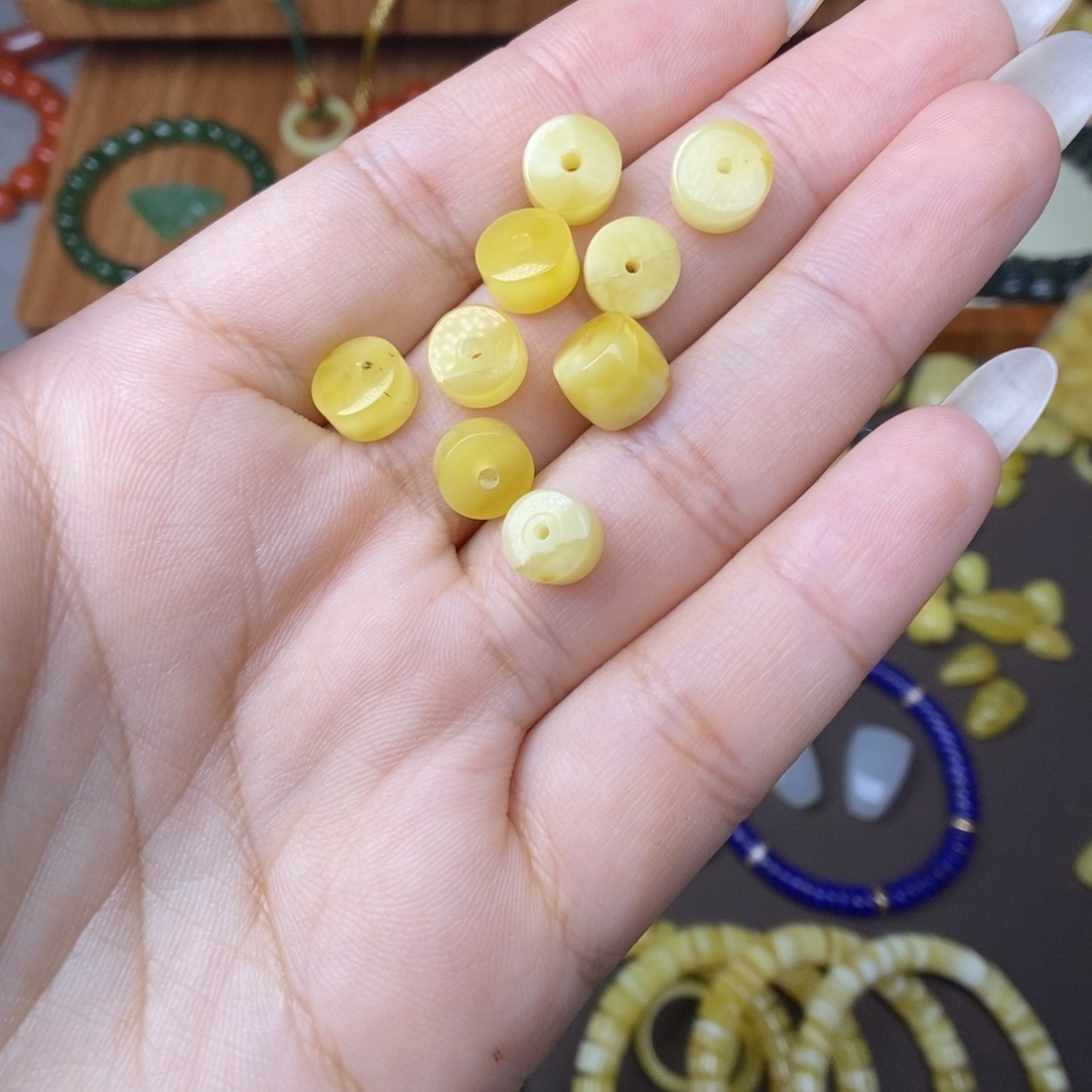 手链琥珀未镶嵌瑕疵