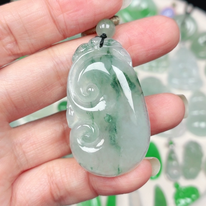 颈饰未镶嵌翡翠缅甸天然A货翡翠