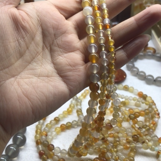 玛瑙/玉髓手链未镶嵌桥