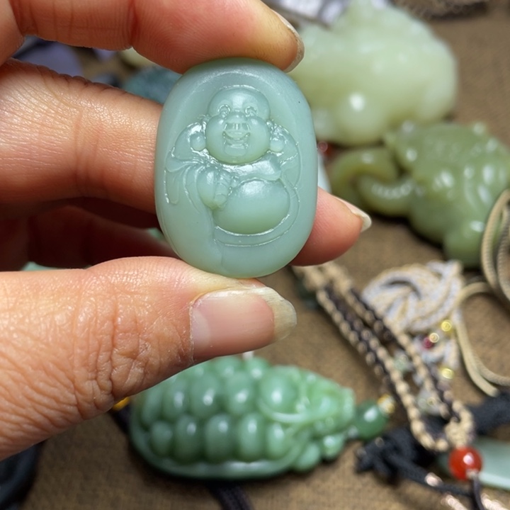 ＠****和田玉未镶嵌挂件