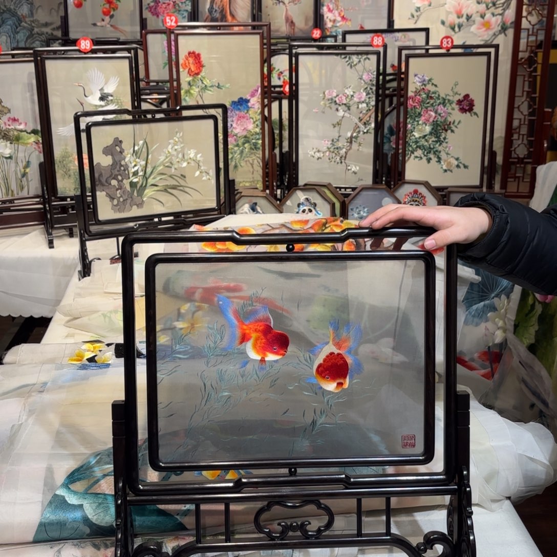 妙***织绣纯手工制作工艺精湛精巧细腻