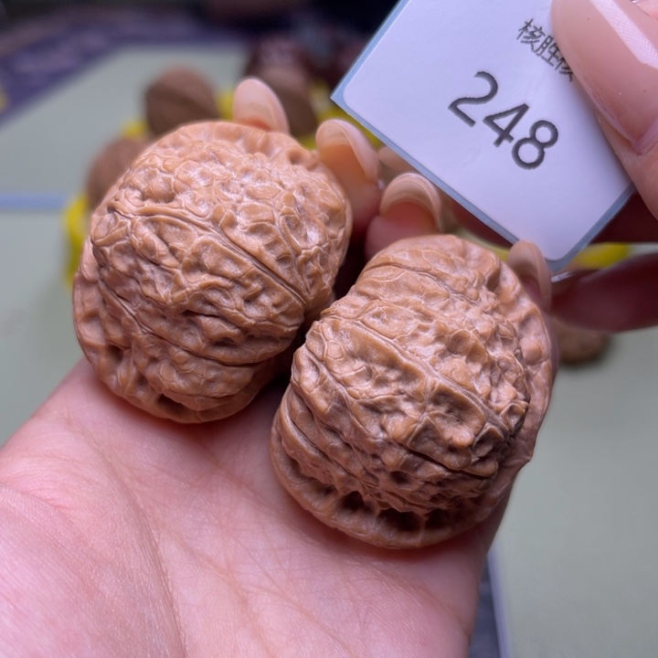 文玩核桃把件南瓜墩44.248