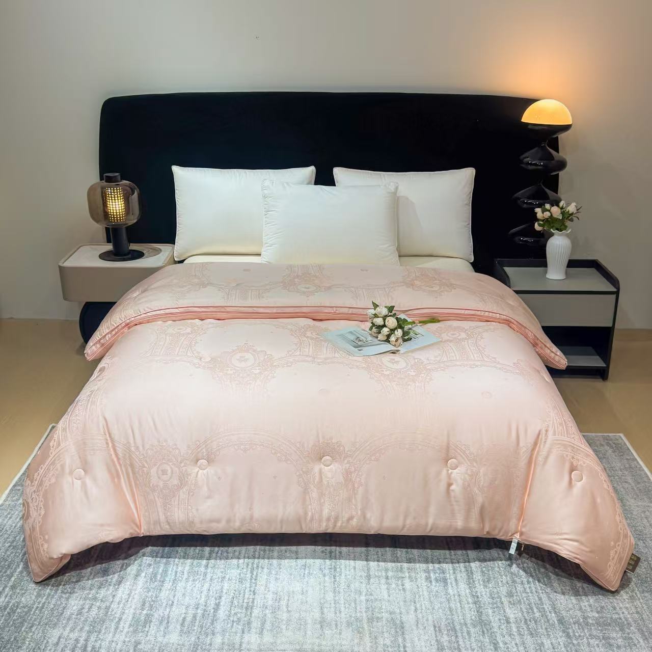 【软黄金-金蚕羊绒】A类蚕丝羊绒棉被芯被保暖加厚保暖冬被蚕丝被