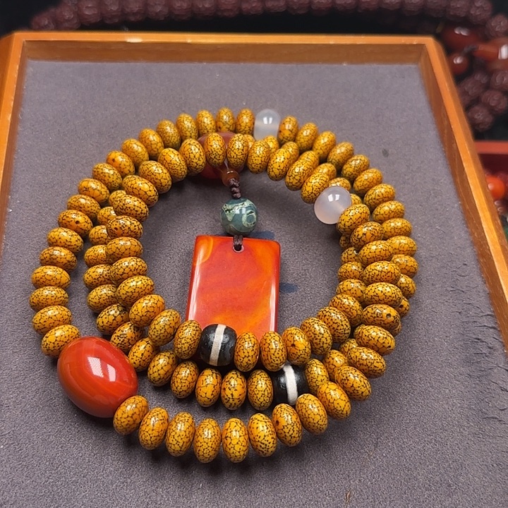 用***7星月菩提吊坠星月菩提