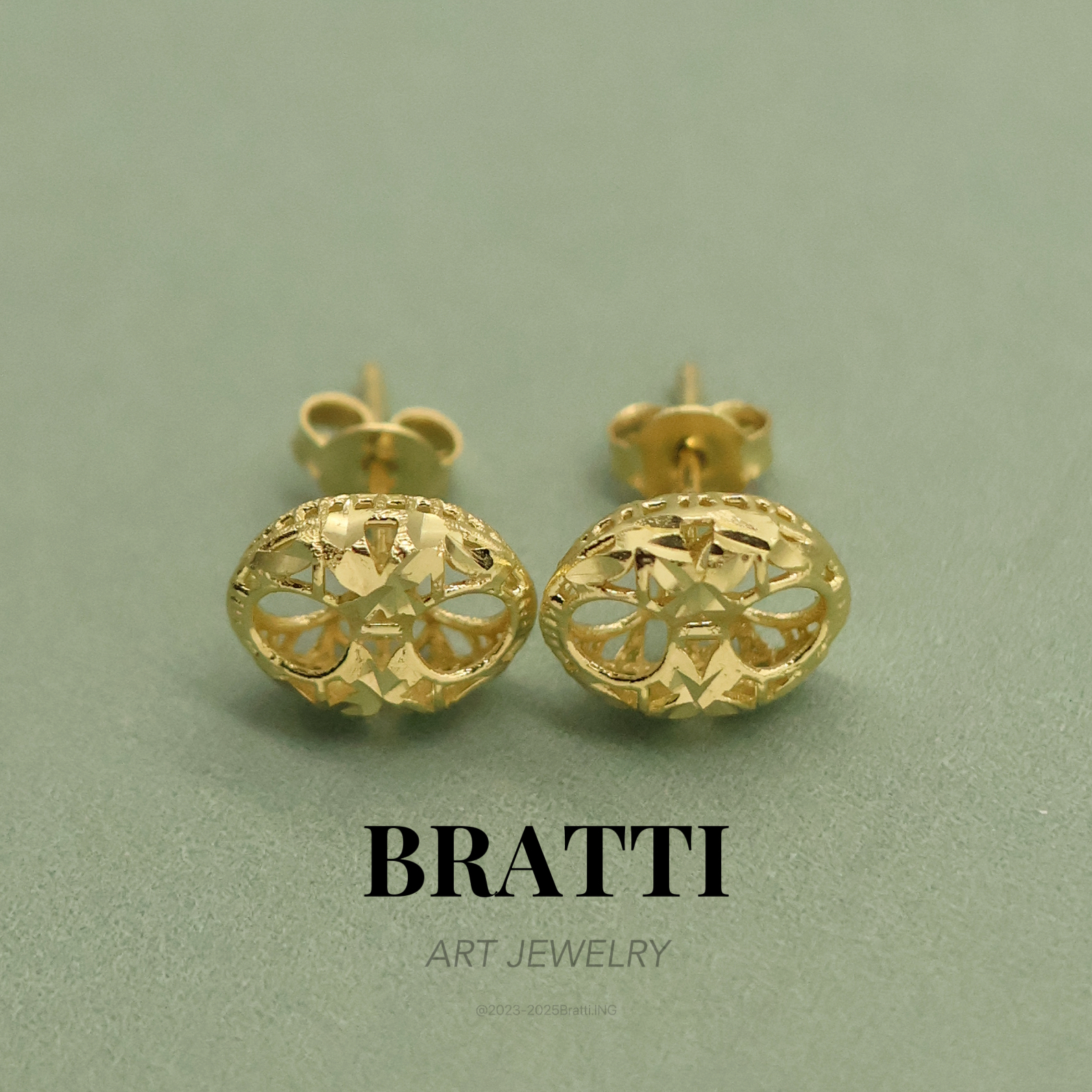 Bratti珠宝18K金乌努埃尔“小蜜蜂”耳钉（中号/鉴赏期48h）-KE250506