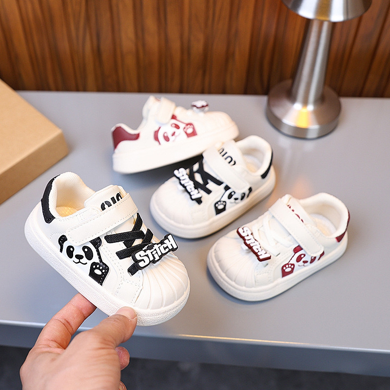 2025春季新款女宝宝学步鞋儿童小白鞋婴幼儿防踢贝壳头小板鞋