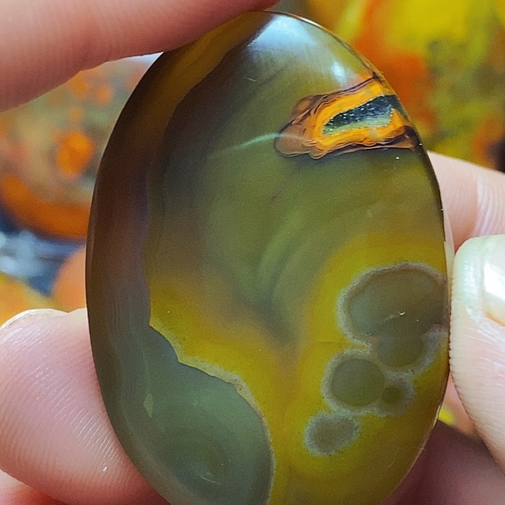 玛瑙/玉髓未镶嵌战国红