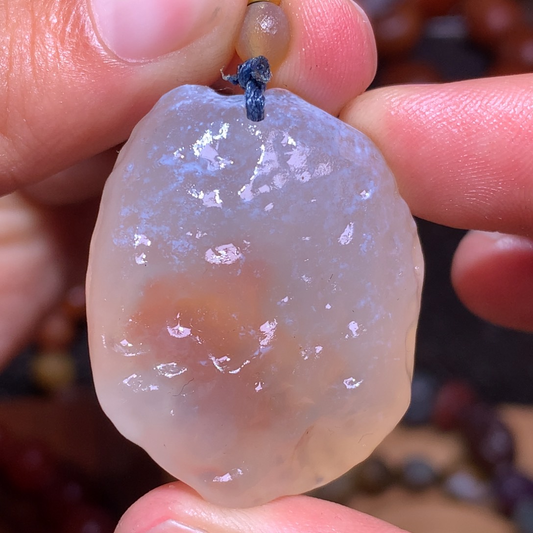 未镶嵌玛瑙/玉髓珠宝半成品