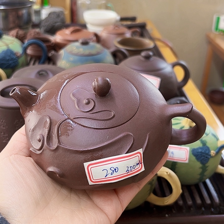 紫砂茶壶祥云祥云
