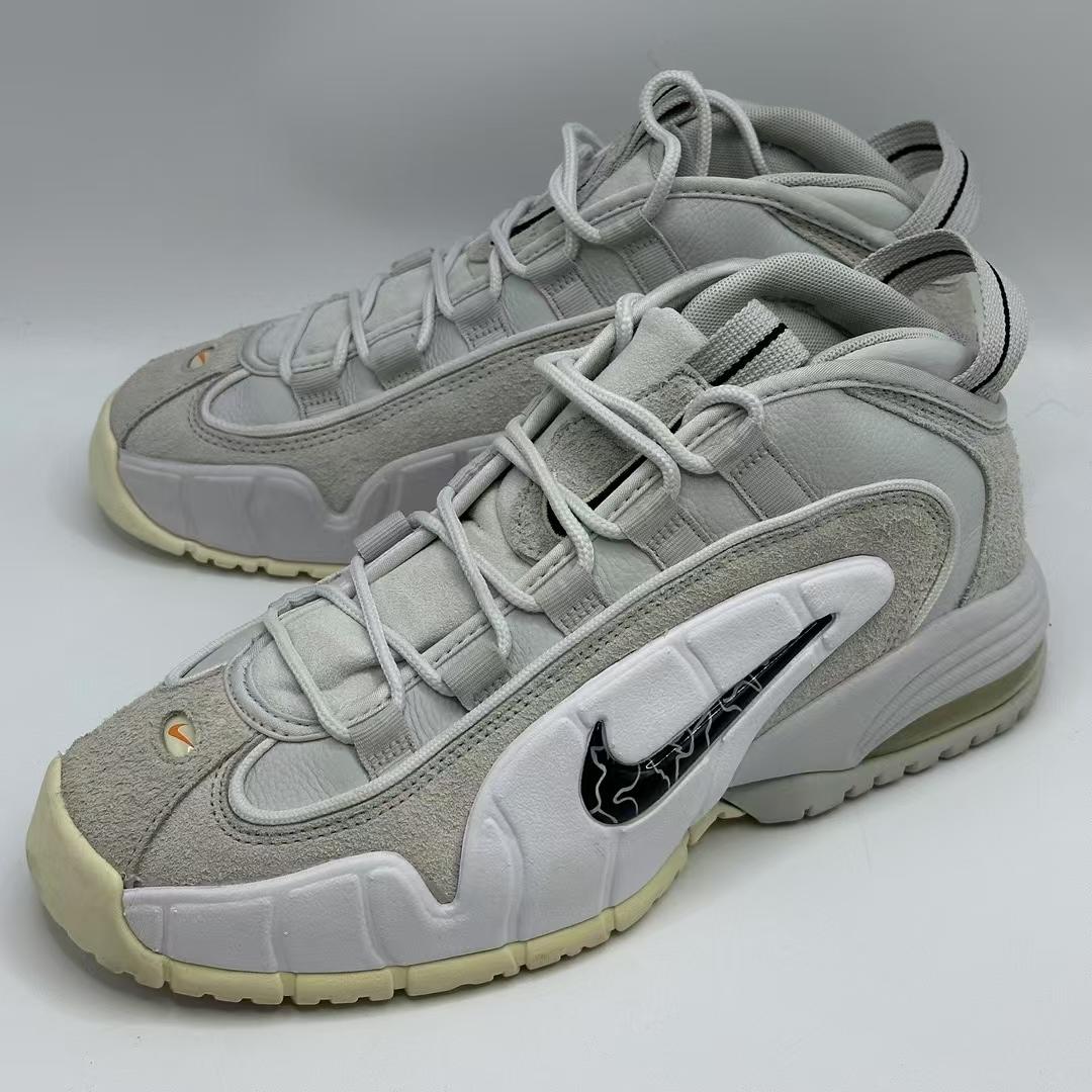 95新 MM6 42.5码/ Air Max Penny 1灰白篮球鞋/无原盒 dx5801