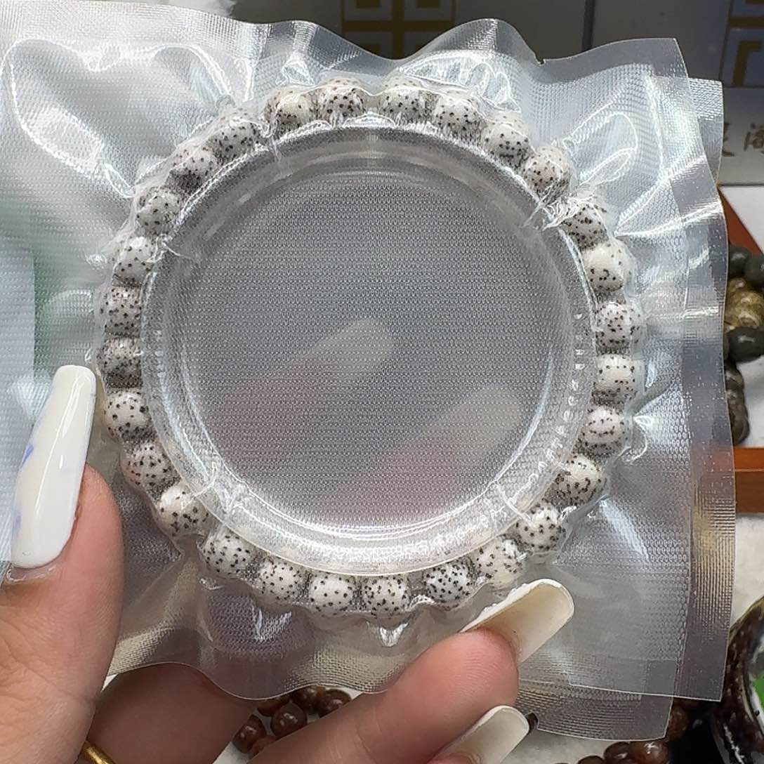 星月菩提手串39傲世半臂白星月菩提河豚87桶单圈