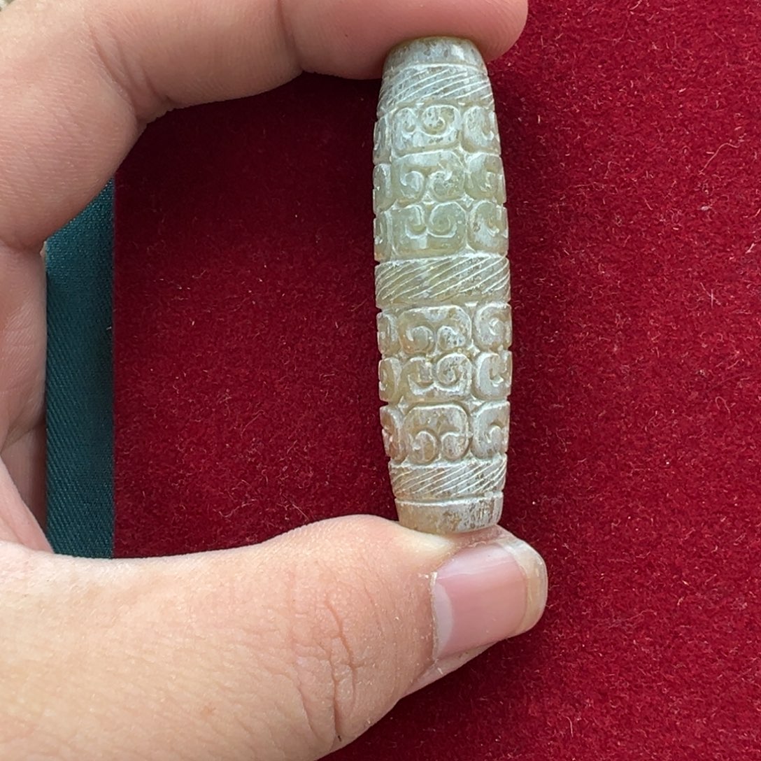 和田玉（青玉）未镶嵌颈饰