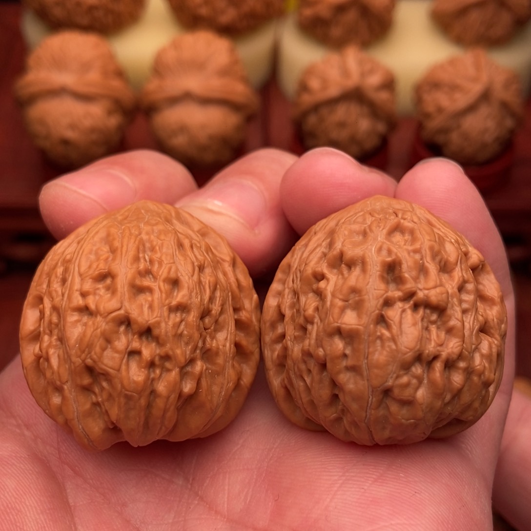 桃核把件野生铁锤妹妹35