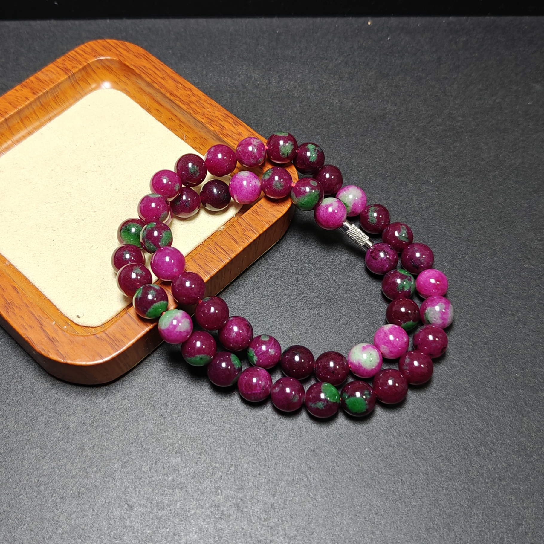 [停业清货]南非红绿色10m妈妈链-058-多样性发一